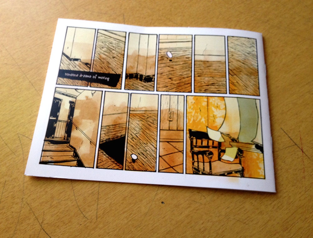 Drifting Weightless 8 Page Mini Comic / Zine Masterpiece.