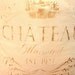 Made to Order Shabby French Chic White Linen Pillow (SLIP COVER ONLY) Faded Brown Chateau Marmont Design