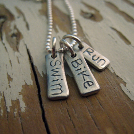reserved - triathlon necklace