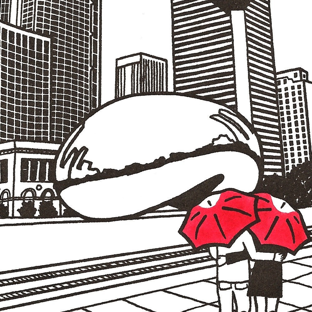 Chicago Love gocco art print