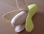 Fun Felt Foods Wool Felt Banana with removeable skin