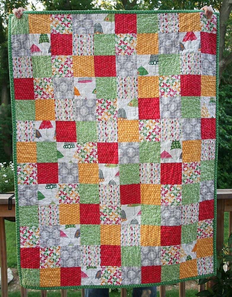 Modern Quilt - Crib Size - SALE