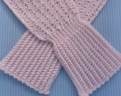 Pleats and Lace Scarf Crochet PATTERN - INSTANT DOWNLOAD