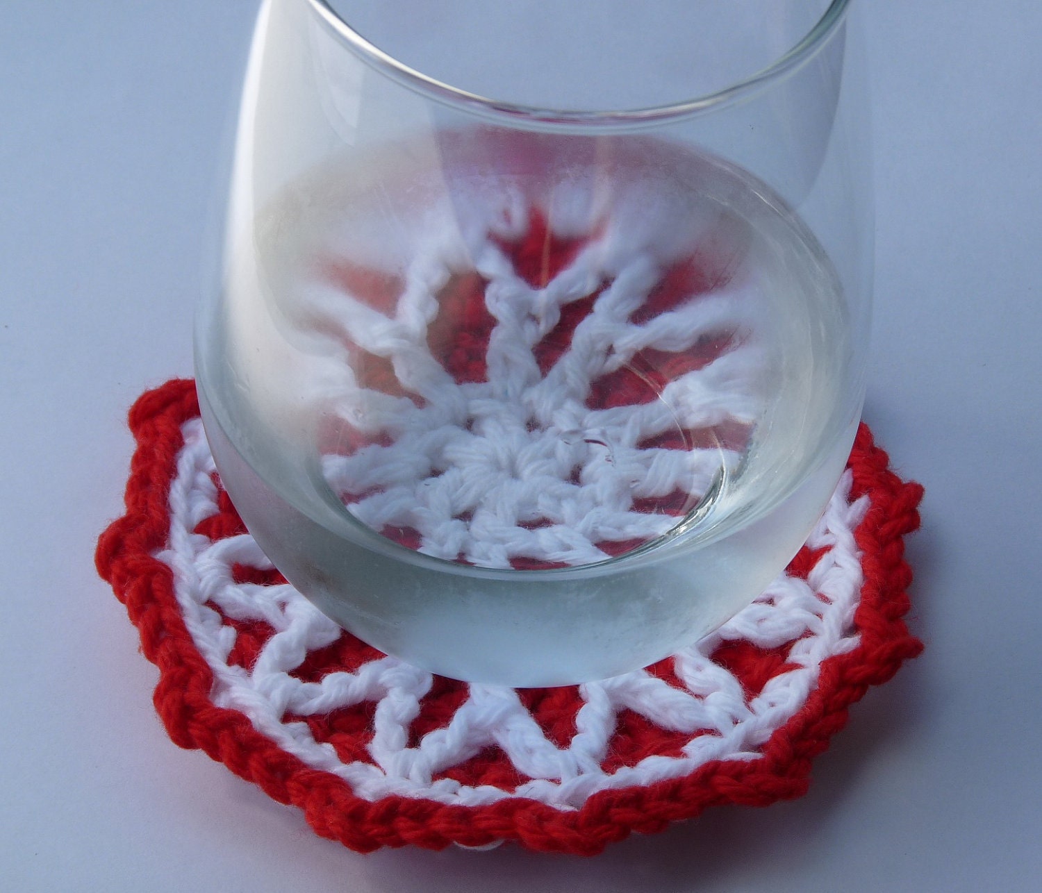 Starburst Coaster Crochet PATTERN - INSTANT DOWNLOAD