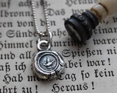 Messenger Dove Petite Wax Seal Necklace