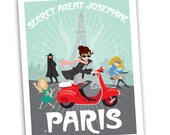 SAJ in Paris Poster