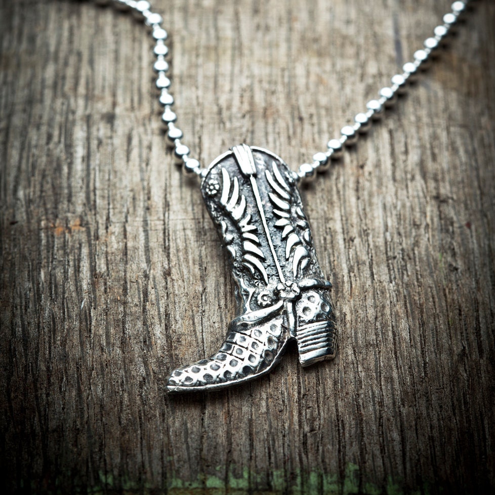 Cowboy Boot Necklace