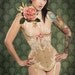For Jennifer      Add Venise Lace Appliques to Your Electra Designs Corset Venice Bridal Wedding Burlesque Pinup Lolita Gothic Couture  OOAK Hand Stitched Upgrade
