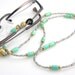 Eyeglass Lanyard Green Gray Pink