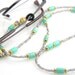 Eyeglass Lanyard Green Gray Pink