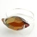 Button Ring Wire Wrapped Swarovski Crystal Copper