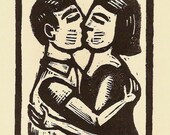 The Kiss - Set of 3 Cards