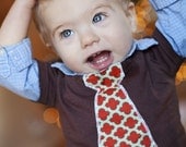 Custom....Boys Tie T-shirt...Terra Cotta...available sizes 2t,3t,4t,5/6,