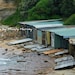 View From Above Of Fishing Huts, Bulli, New South Wales, Australia, 8x6, Home Decoration