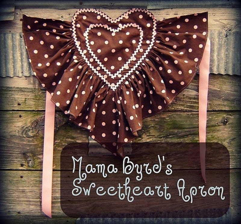Mama Byrd's Sweetheart Apron Pattern PDF