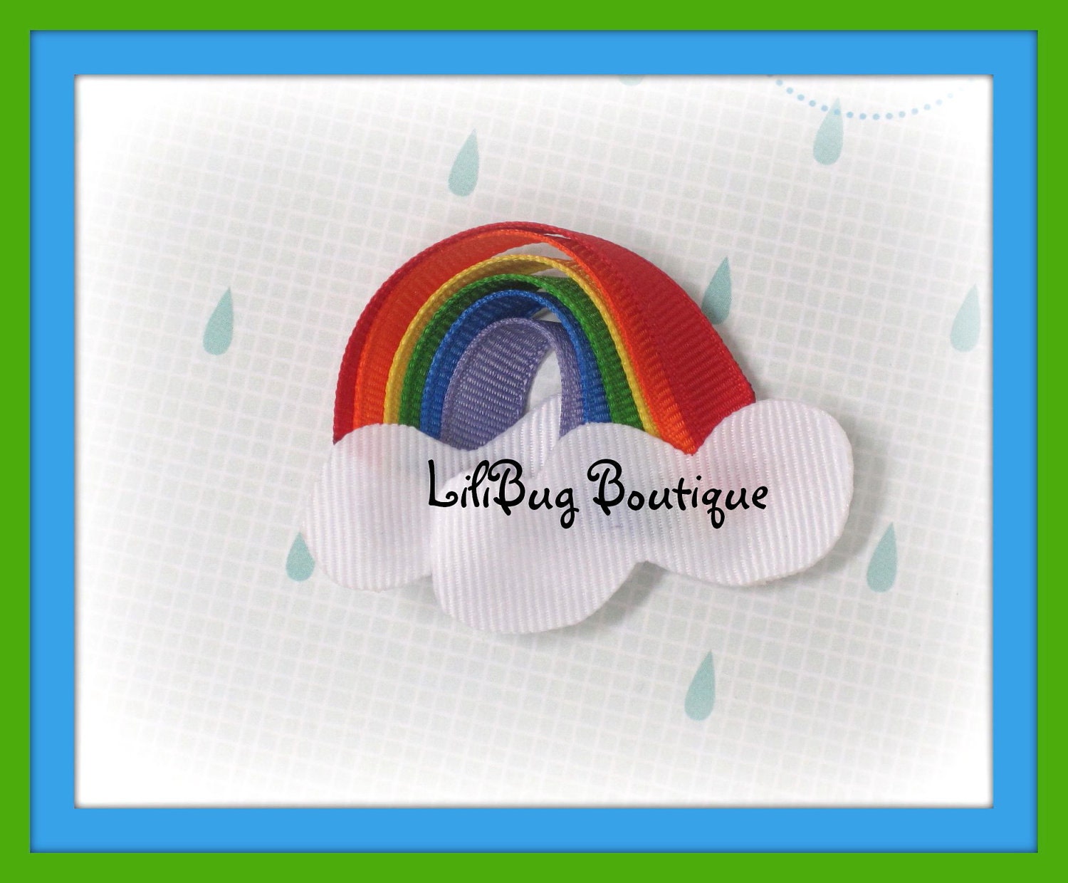 Over the Rainbow Hair Clip
