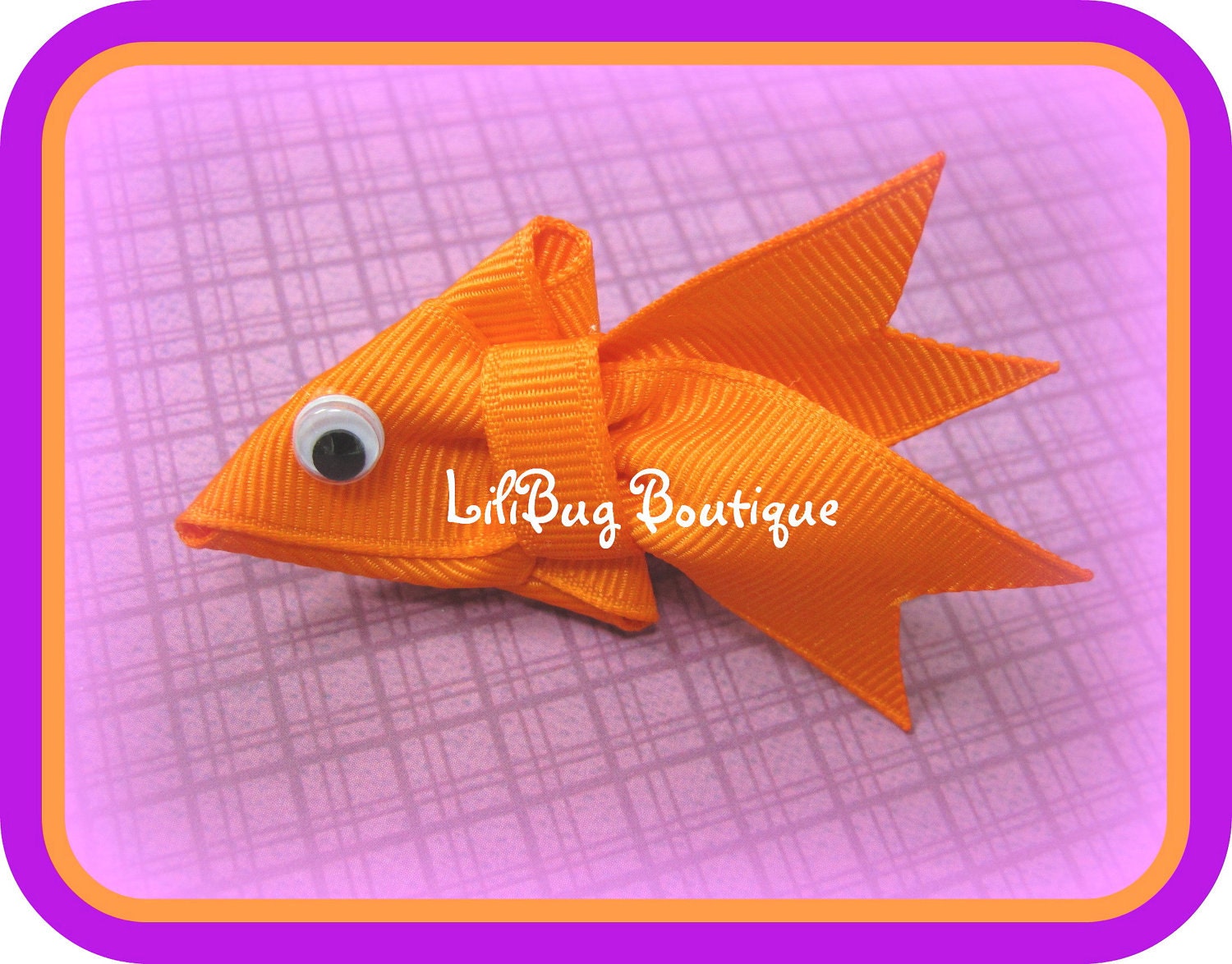 Goldie Goldfish Hair Clip