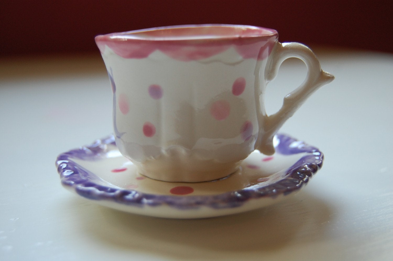 Custom order for Annie -- Personalized Child's Sized Handpainted Tea Cup and Saucer, Tea Party Favor Il_170x135