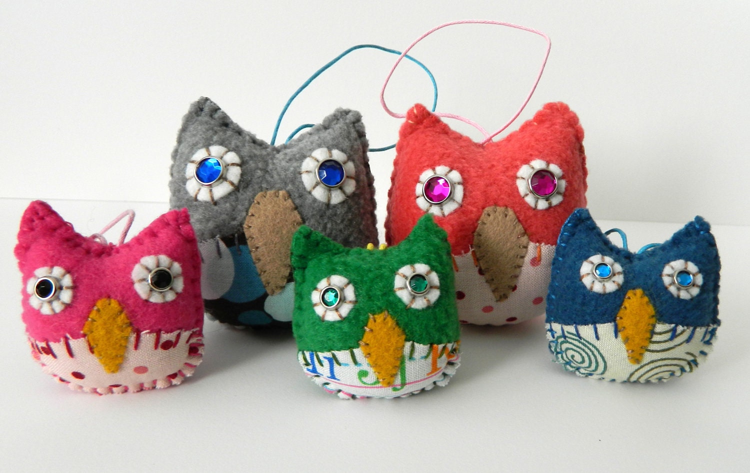 Owl Family Ornaments