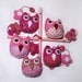 Pretty in Pink - Made to Order Owl Mobile
