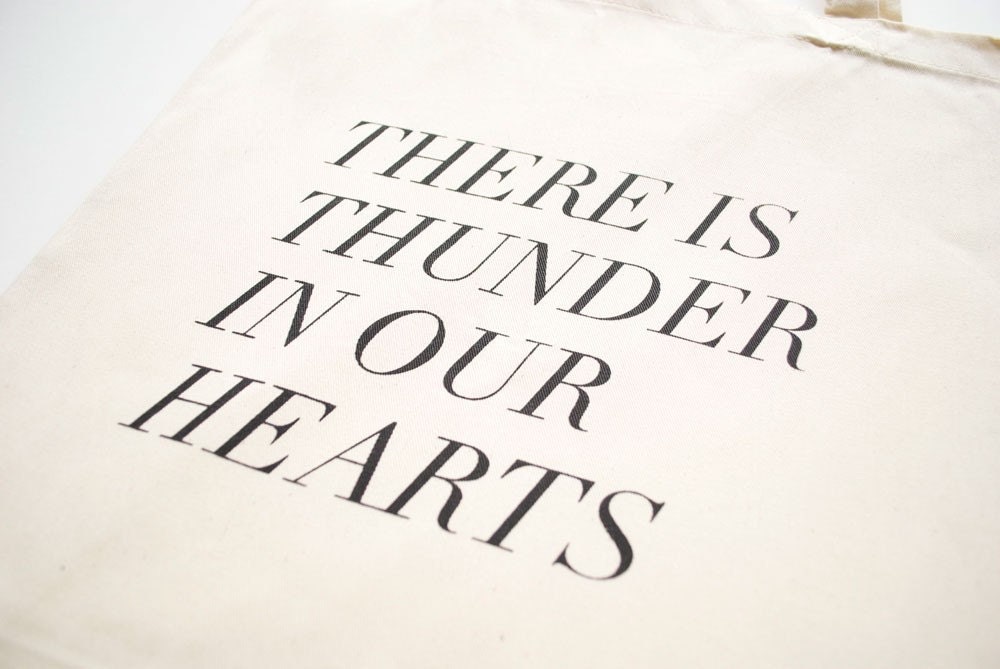 thunder in our hearts tote