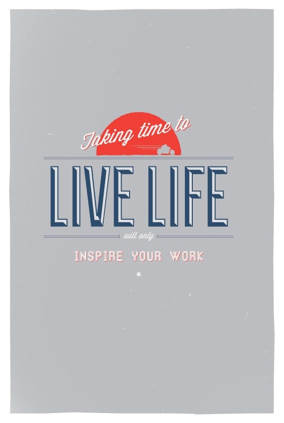 Live Life, Man (Departika Poster)