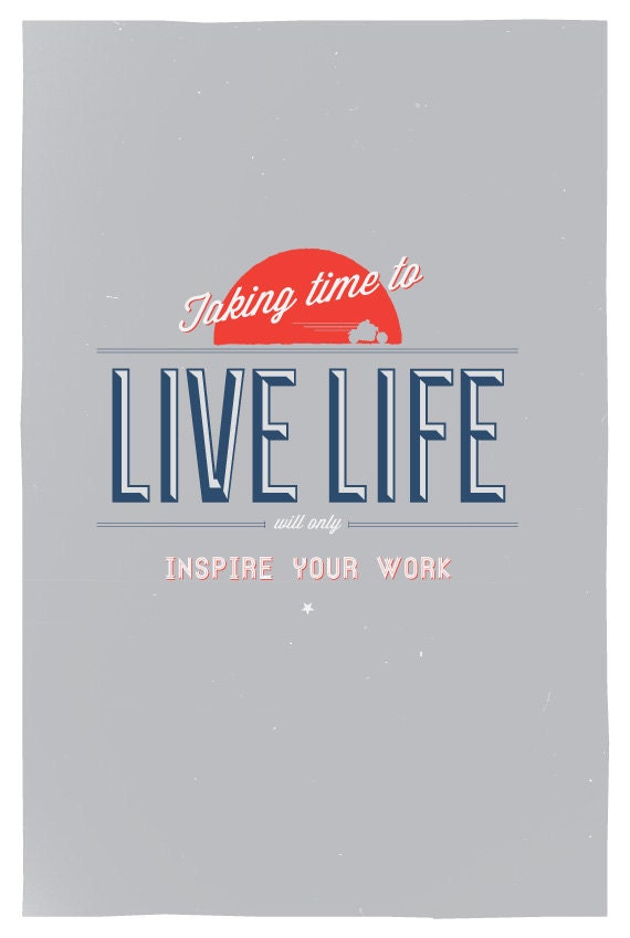 Live Life, Man (Departika Poster)