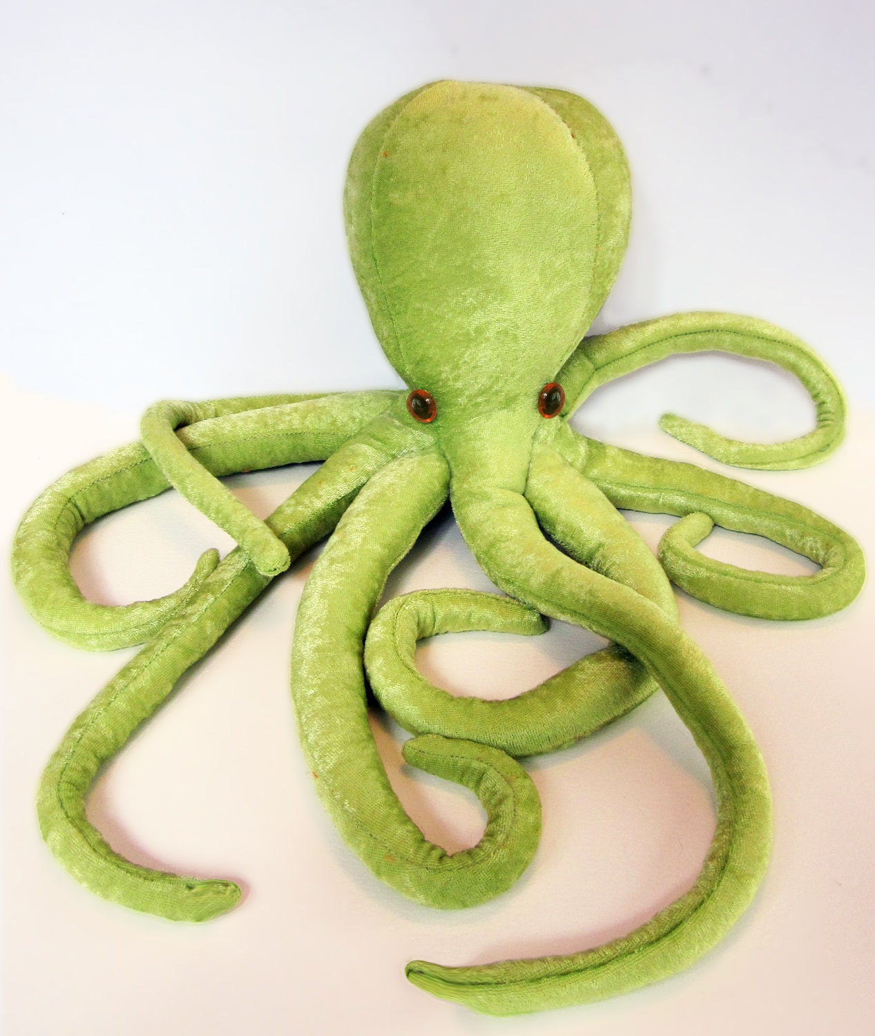 Velvet Octopodi Hatchling Organic velour hand dyed to any color