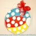 Summer Beach Ball Burlap Door Hanger Decoration Personalized Hand Painted