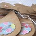 Table Setting Birds Wedding Engagement Baby shower Birthday Lunch Dinner Napkin Holder Tabe place cards BIRDS Kraft  Elegant setting