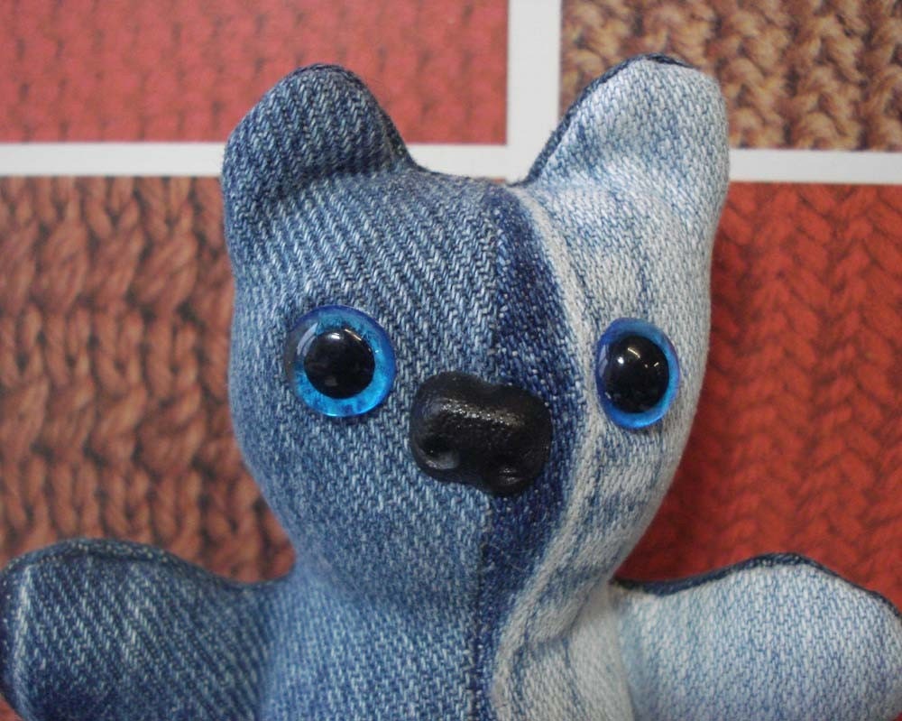 Baby Bear - Two Tone Denim and Light Blue Eyes