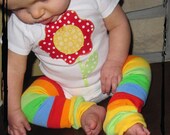 POPPY FLOWER Baby Dots Onesie or T-shirt