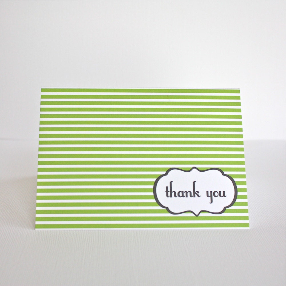 Thank You Stripes (set of 12)