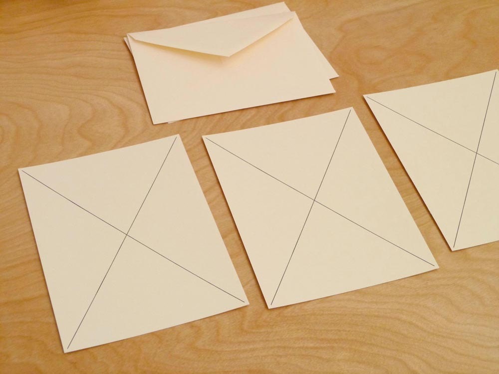 Letterpress Correspondence Stationery Set B / Claire Nereim