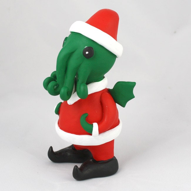 Standing Santa Cthulhu Figurine