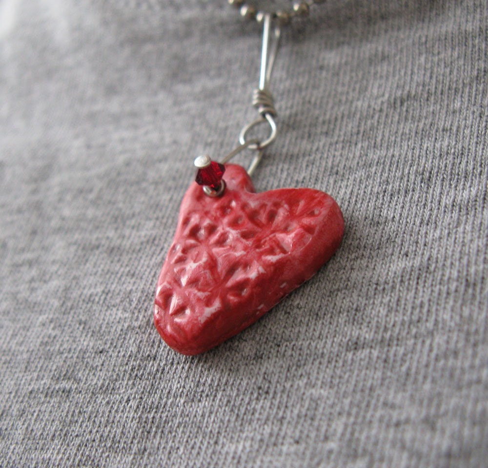 My Beating Heart - Handmade Pendant