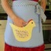 Country Style Apron: Chicken Pocket Chefs apron BBQ Apron
