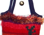 Knitted and Felted Wool Tote Bag PATTERN
