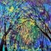 sale fine art PRINT by Vadal 8x10 Blue green trees summertime