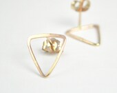 14k Gold Fill Isosceles Posts - Recycled Metal