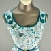 Sweet little 50s butterfly dress size small Novelty print cotton Vintage 1950s garden full skirt Mad Men