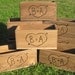 8 Large Rustic Wedding Wooden Barnwood Box Centerpiece Flowers Personalized Woodburned Initials