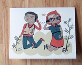 Hello Polly - Greeting Card