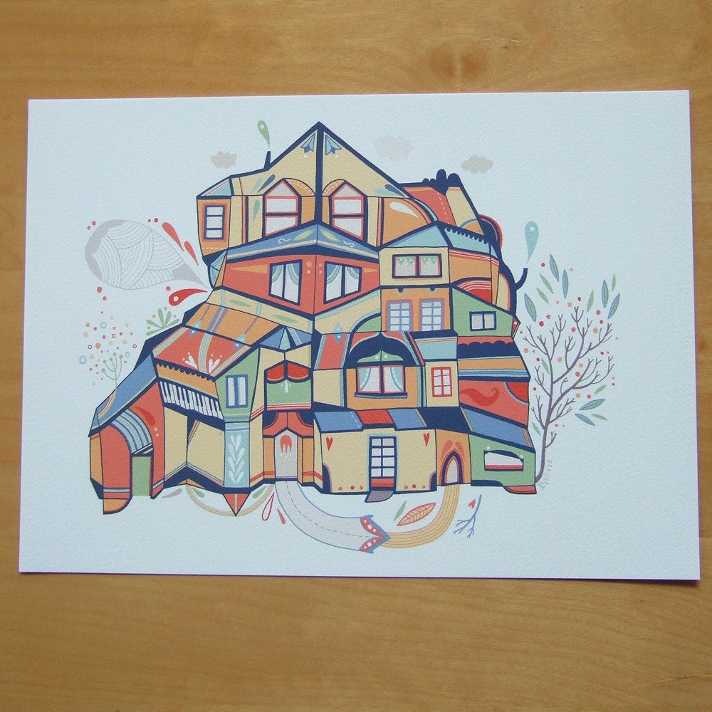 Villa - Print of my illlustration