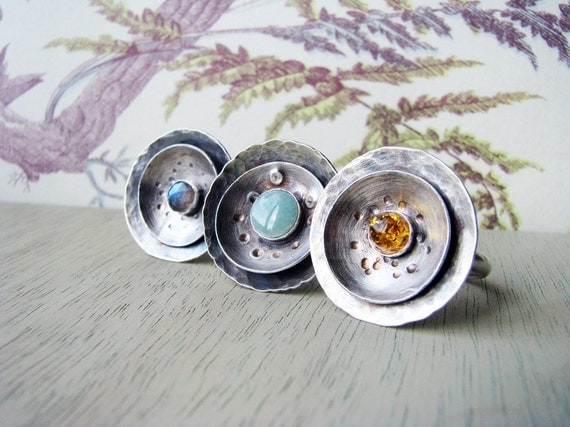 Into the Field- Adventurine Ring Made to Order