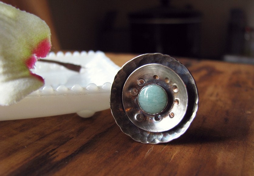 Into the Field- Adventurine Ring Made to Order