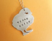 Vegan Chick necklace