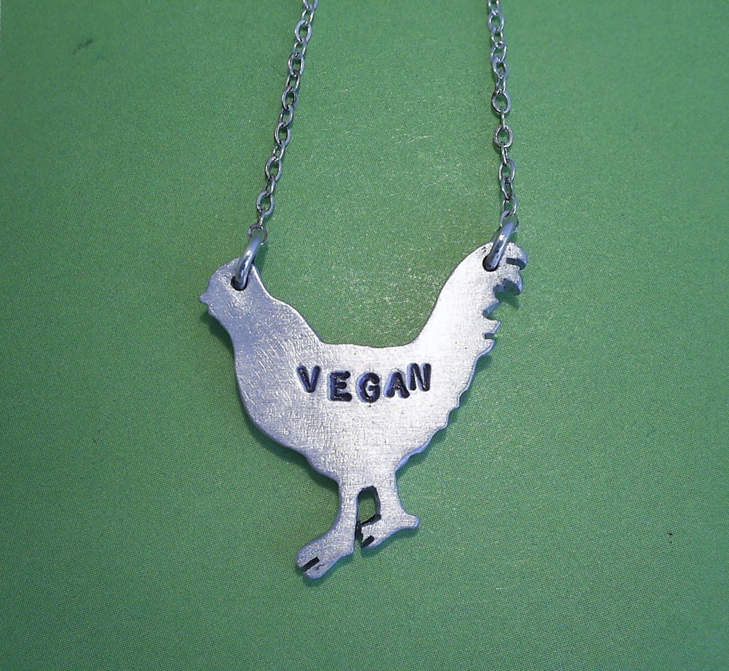 Earth Friendly-Vegan Chicken Pendant