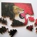 Iron Lion 8x10 Custom Wood Jigsaw Puzzle