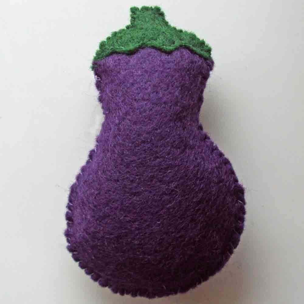 Eggplant Cat Toy